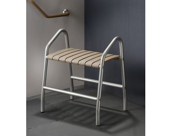 Banc de douche TAUPE