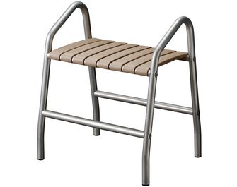 Banc de douche TAUPE