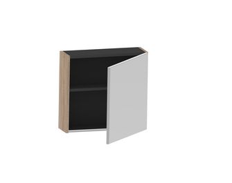 Armoire de toilette 60 cm 1 porte miroir INFINY