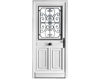 Porte d'entrée Mansart PVC