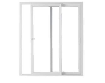 Baie coulissante PVC avec clé