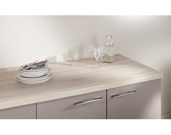 Plan de travail chêne blanchi 38 mm