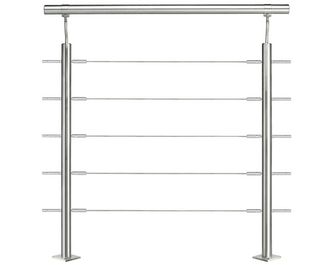 Balustrade inox Marin cables sur-mesure
