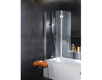 Pare baignoire CRYSTAL 2 volets sur-mesure