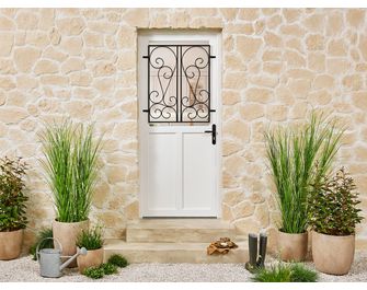 Porte d'entrée GUERANDE 2 PVC sur mesure