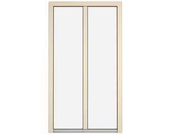 Porte fenêtre Héméra PVC couleur laquée sur-mesure