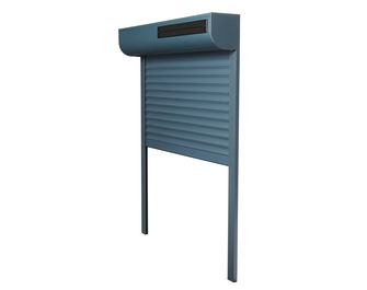 Volet roulant solaire couleur blanc et gris DENVER sur-mesure