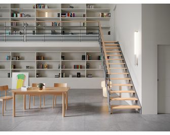 Escalier Estelle droit rampe Eva