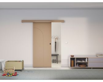 Porte coulissante ARCHE*** Laqué Blanc - sans serrure