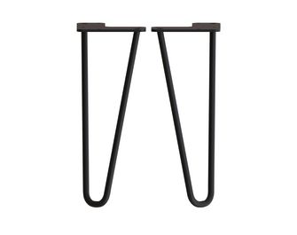 Lot de 2 pieds EPINGLE pour meuble sous vasque