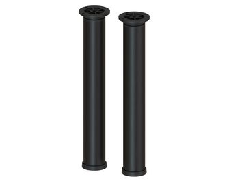 Lot de 2 pieds TUBE pour meuble sous vasque