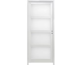 Bloc-porte ELEGANCE Vitré *** Laqué Blanc -Huisserie 90