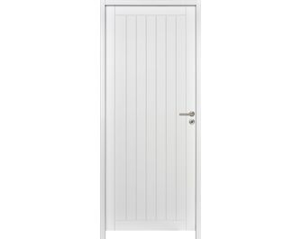 Bloc-porte thermique VERTICALE *** Laqué Blanc - Huisserie 90