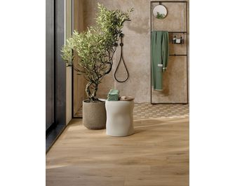 Carrelage sol effet bois ALICE cognac 24x120 cm