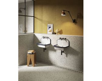 Carrelage terrazzo sol et mur THALYA 20x20 cm