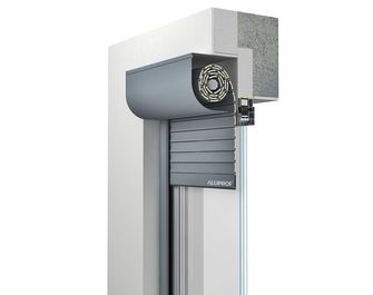 Volet roulant solaire couleur blanc et gris DENVER sur-mesure