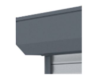 Volet roulant solaire avec moustiquaire DENVER Blanc et gris sur mesure
