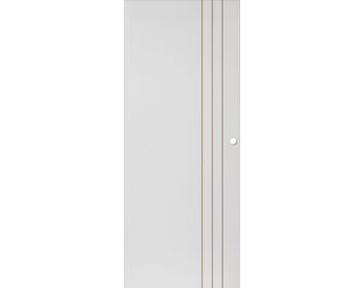 Porte coulissante LINE * prépeint - avec serrure