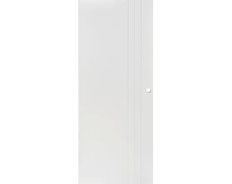 Porte coulissante LINE *** Laqué Blanc - avec serrure