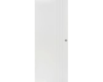 Porte coulissante LINE *** Laqué Blanc - avec serrure