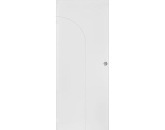 Porte coulissante ARCHE*** Laqué Blanc - avec serrure