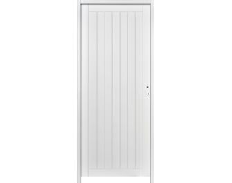 Bloc-porte thermique VERTICALE *** Laqué Blanc - Huisserie 90