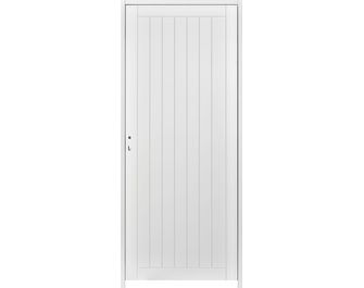 Bloc-porte thermique VERTICALE *** Laqué Blanc - Huisserie 90