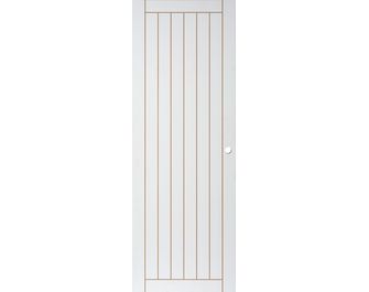 Porte coulissante VERTICALE * à peindre - avec serrure