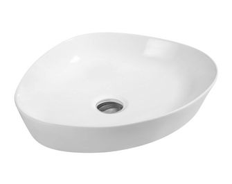Vasque à poser céramique ovale ESSENTIEL