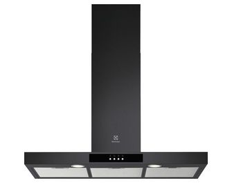 Hotte décorative box murale noire ELECTROLUX