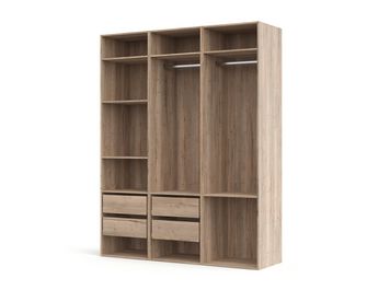 Dressing ouvert chêne Halifax L.240 cm Pléiade