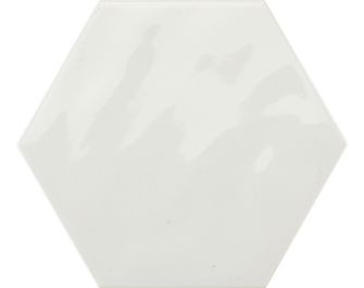 Carrelage sol et mur CHRYSTEL BLANC BRILLANT 15X17,3 cm
