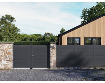 Portail coulissant aluminium SIBARI 2