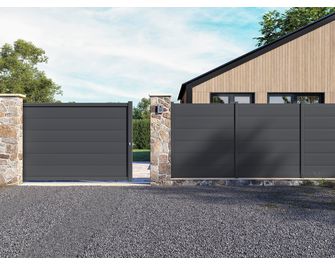 Portail coulissant aluminium SIBARI 2