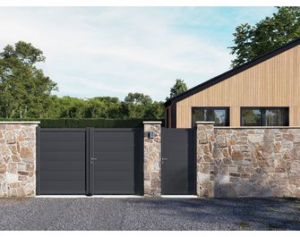 Portail battant Aluminium Ferrare