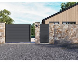 Portail coulissant aluminium FERRARE 2