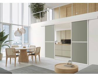 Séparation de pièce sur-mesure CREATION, profil prise de main intégré