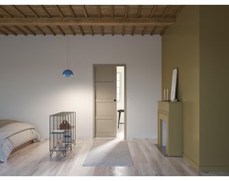 Porte coulissante ELEGANCE *** Laqué Blanc - avec serrure