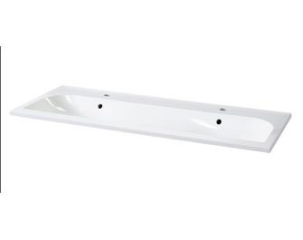 Plan vasque simple 120 cm résine INFINY