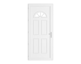 Porte d'entrée* PVC ODET 2 à barillet 215 x 90 cm