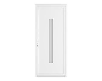 Porte d'entrée* PVC ABLOUX à barillet 215 x 90 cm