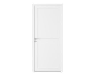 Porte d'entrée ARMANCE 2 PVC Blanc 215 x 90 cm