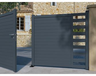 Portail battant aluminium ANDRIA
