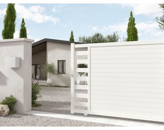 Portail coulissant aluminium ANDRIA sur-mesure