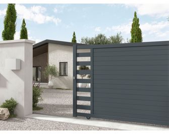 Portail coulissant aluminium ANDRIA