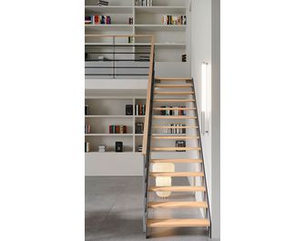 Escalier Estelle droit rampe Eva