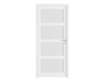Bloc-porte ELEGANCE Vitré *** Laqué Blanc - Fin de chantier