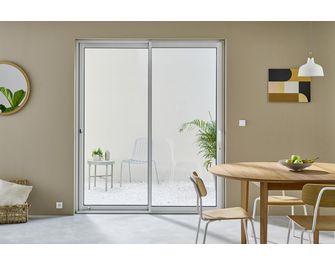 Baie coulissante Néva Aluminium couleur préférentielle sur-mesure