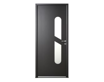 Porte d'entrée Angèle Aluminium poignée Iris