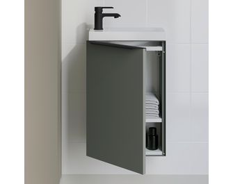 Meuble lave-mains L.40 cm, décor verni laqué FORMEO